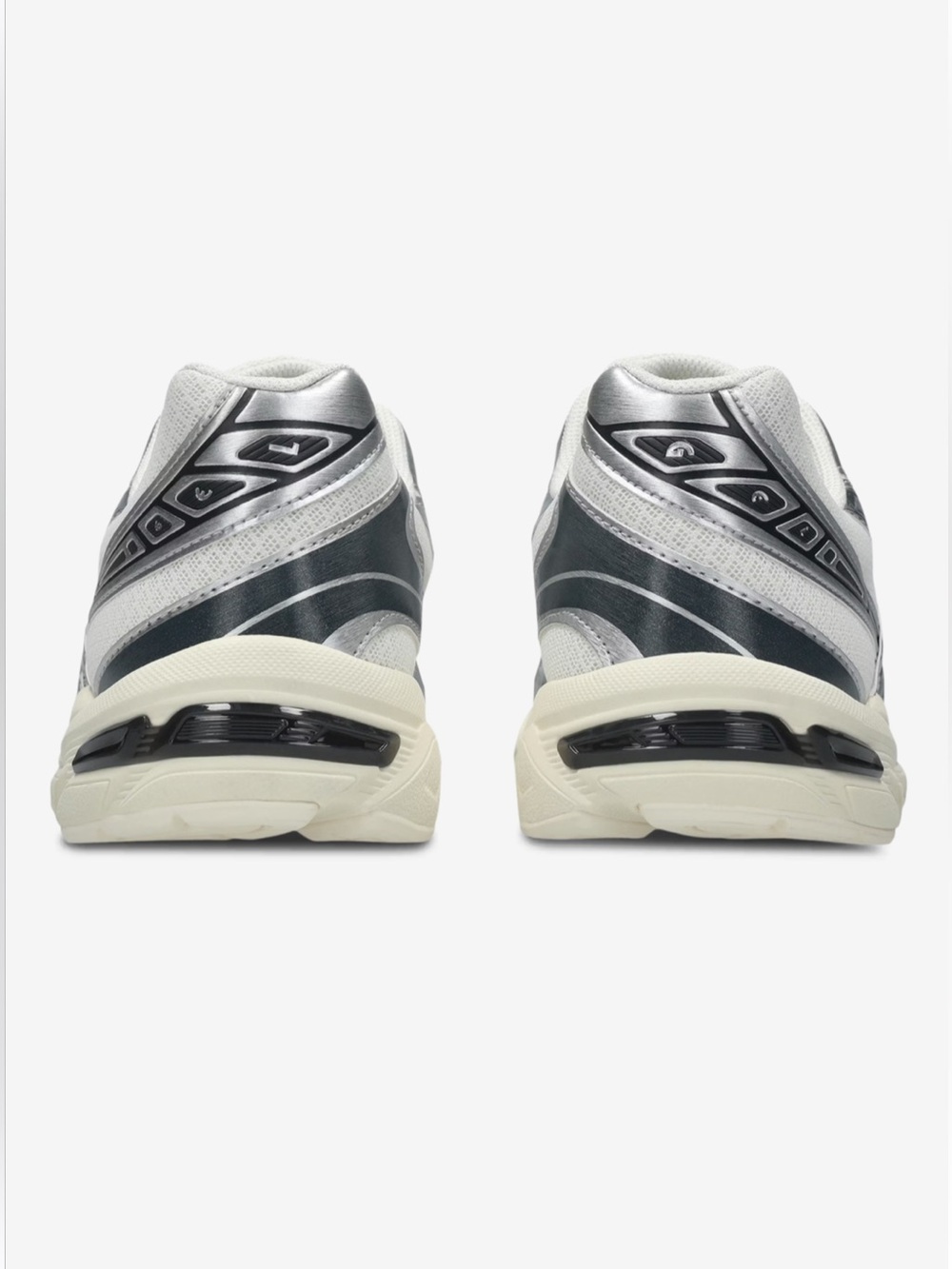 ASICS Cream and Silver Women's Athletic Sneakers - Picture 3 of 8